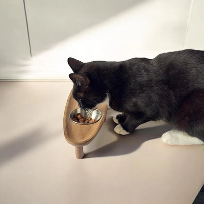 Raised Cat Bowls antibacterial non-spill