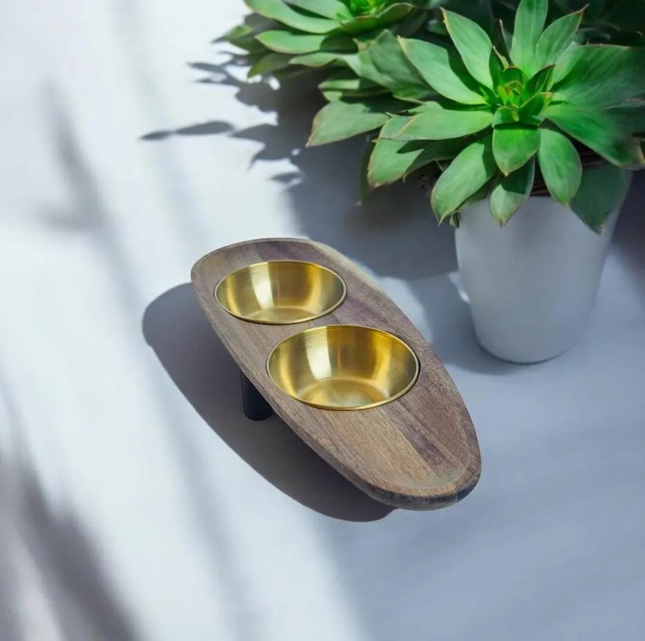 Raised Cat Bowls antibacterial non-spill